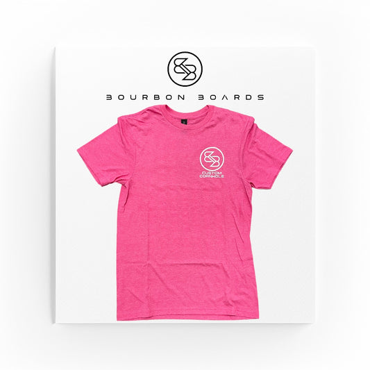 BB Flag Cornhole Shirt Pink